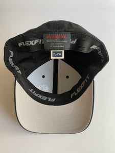 Flexfit Master Class Ball Cap with Embroidered Logo in Black