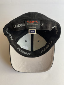 Flexfit Master Class Ball Cap with Embroidered Logo in Black