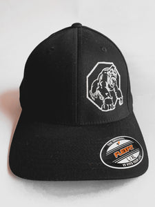 Flexfit TEAM GORILLA Ball Cap with Embroidered Logo in Black