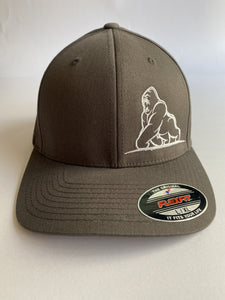 Flexfit Master Class Ball Cap with Embroidered Logo in GREY
