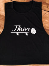 Load image into Gallery viewer, TAYLOR KING BLACK CROP TOP THRIVE