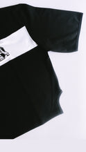 Load image into Gallery viewer, Oversize Training Top Black with White Band Trim and Team Gorilla Embroidered Logo