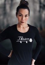 Load image into Gallery viewer, (M) KAREN AIRY BLACK LONG SLEEVE THRIVE