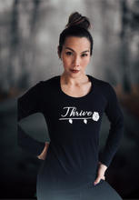Load image into Gallery viewer, (S) KAREN AIRY BLACK LONG SLEEVE THRIVE
