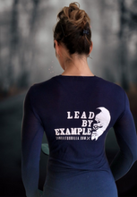 Load image into Gallery viewer, (M) KAREN AIRY NAVY BLUE LONG SLEEVE LEADY BY EXAMPLE