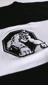 Oversize Training Top Black with White Band Trim and Team Gorilla Embroidered Logo