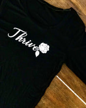 Load image into Gallery viewer, (M) KAREN AIRY BLACK LONG SLEEVE THRIVE